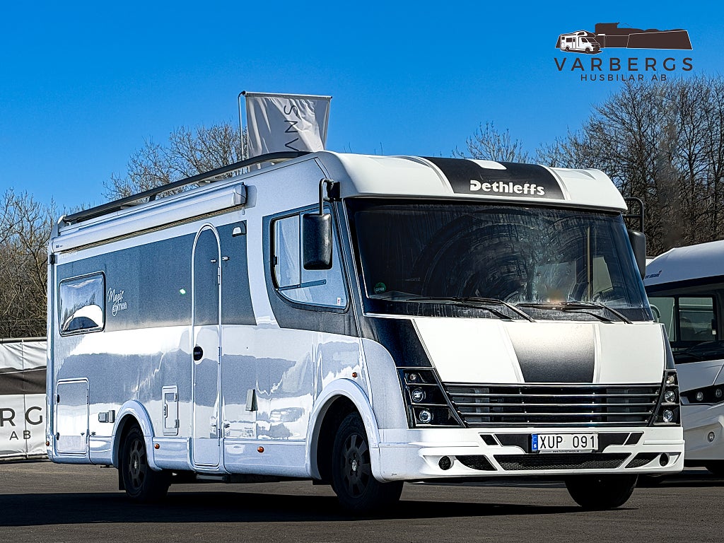 Dethleffs Magic Edition Black Långbädd Skinn *Taksäng* Kamkedja Drag *AC* 