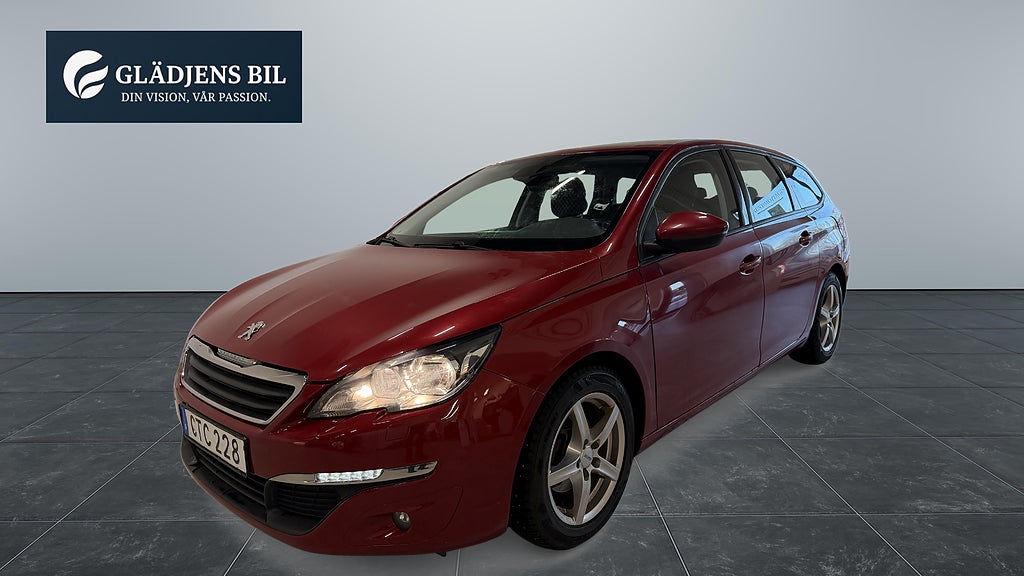 Peugeot 308 SW 1.6 BlueHDi 120HK Kamrem bytt SoV Active,GPS 