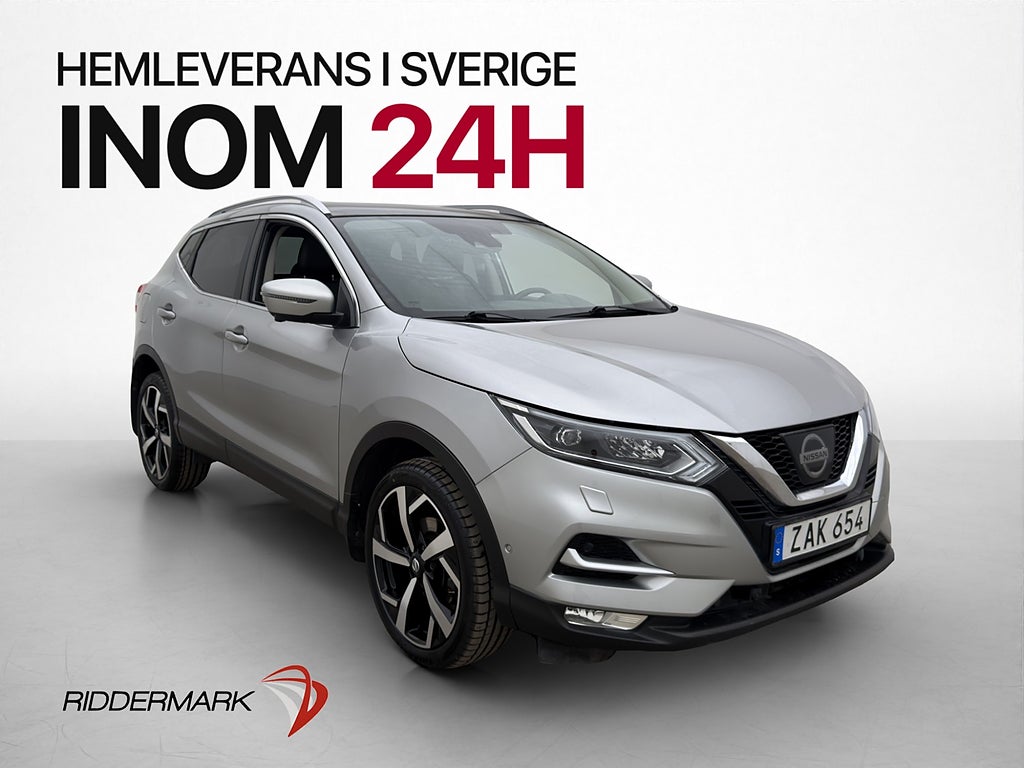 Nissan Qashqai 1.2 DIG-T 115hk Tekna Värmare Pano 360° Navi