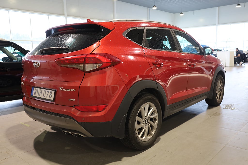 Hyundai Tucson 1.6 T-GDI AWD Premium Navi Kamera Blåtand Fullservad 2016