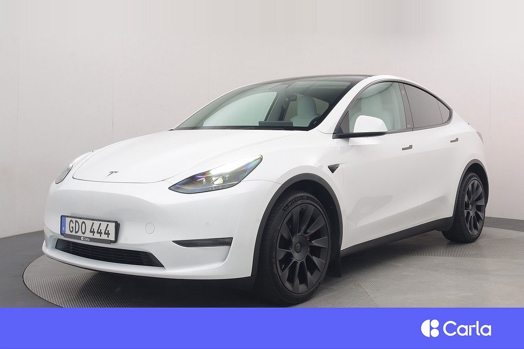 Tesla Model Y Long Range AWD Autopilot 20" Pano V-Hjul