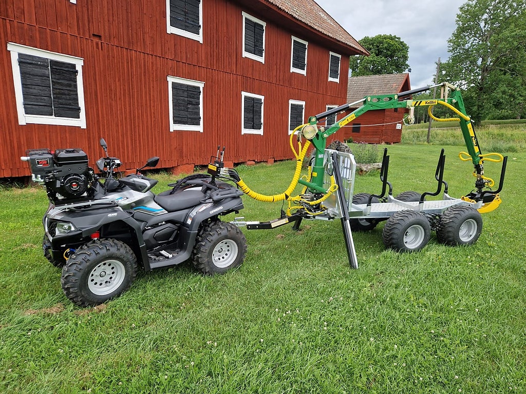 CFMOTO 625 INK SKOGSVAGN 3TON KRAN 4,2 M *VISNINGS EX*