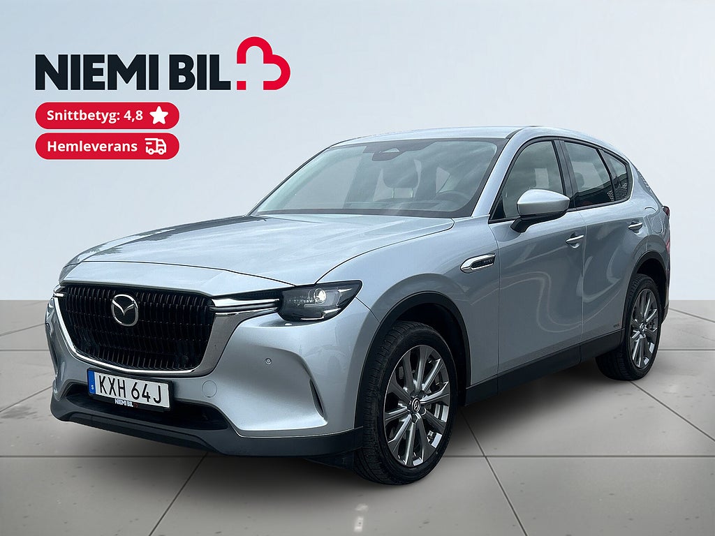 Mazda CX-60 PHEV 10-årsgarant/MOMS/CarPlay/Adaptiv fart/Kamera/HuD