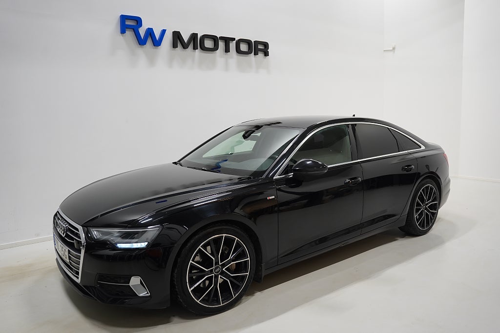 Audi A6 Sedan 45 Quattro S Line D-värm Drag Adaptiv Skinn Navi 