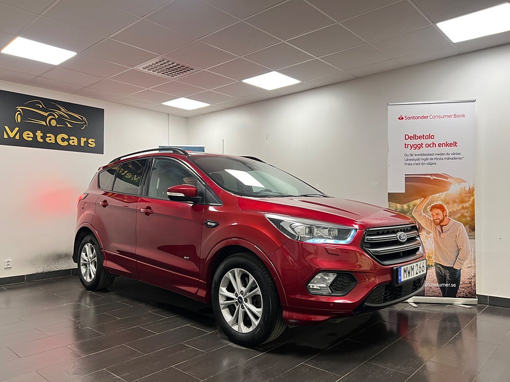 Ford Kuga 2.0 TDCi AWD ST-Line Business 180HK|D-Värm|Drag|Nybesik