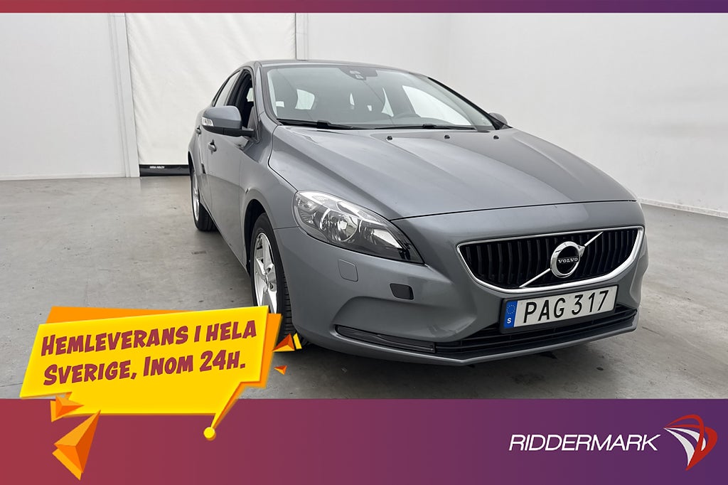 Volvo V40 T2 122hk P-Sensorer Bluetooth Drag Få Brukare