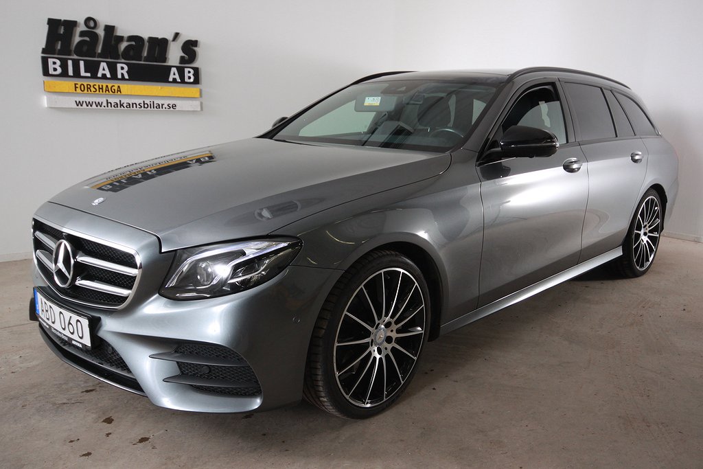 Mercedes-Benz E 220d Aut AMGLine PanoramaGlastak Burmester