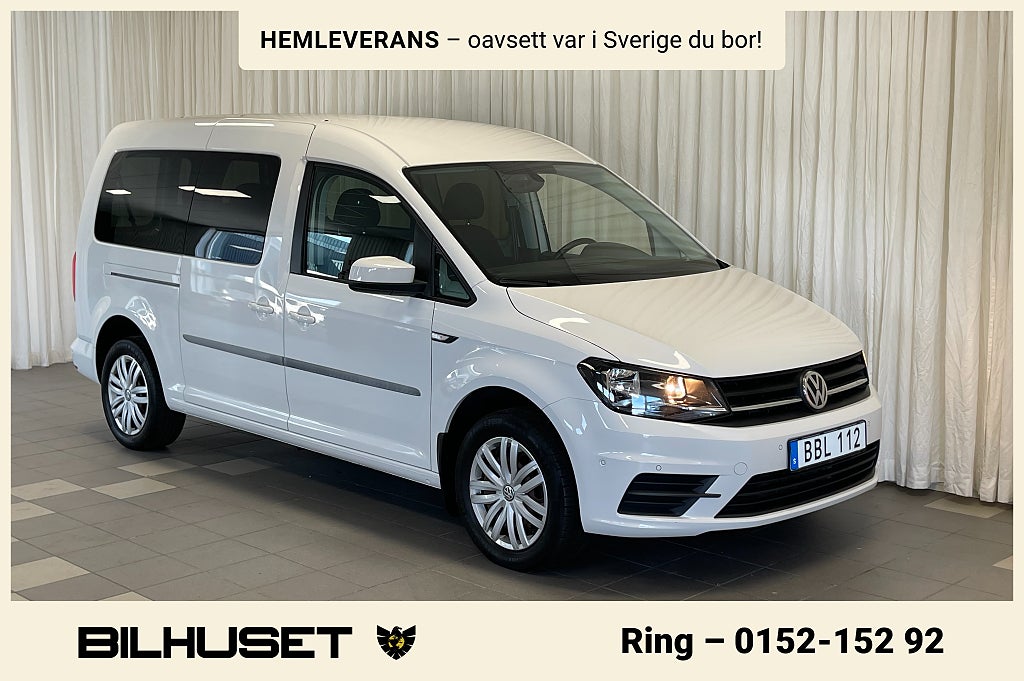Volkswagen Caddy Maxi Life 7-SITS 2.0 TDI DSG VÄRMARE MOMS/VAT