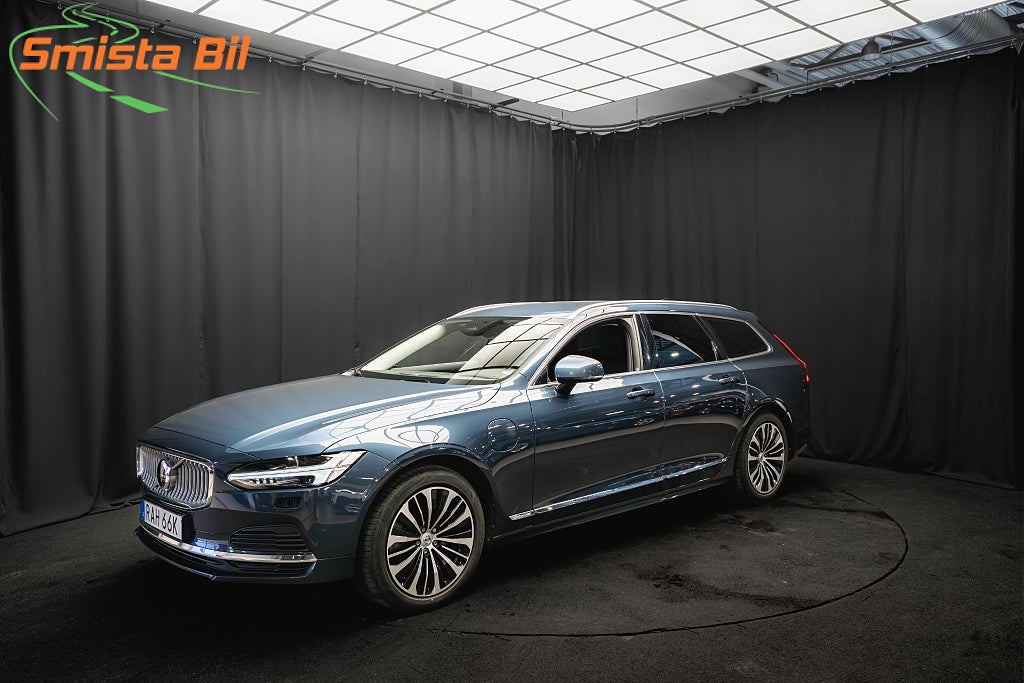 Volvo V90 Recharge T6 AWD LÄDER KOMFORTSTOLAR DRAG 1-ÄGARE MOMS