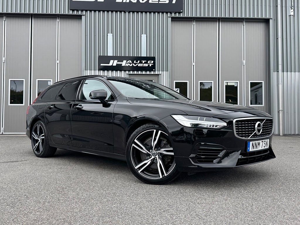 Volvo V90 T8 Twin Engine AWD R-Design Luftfjädring H/K Drag Moms