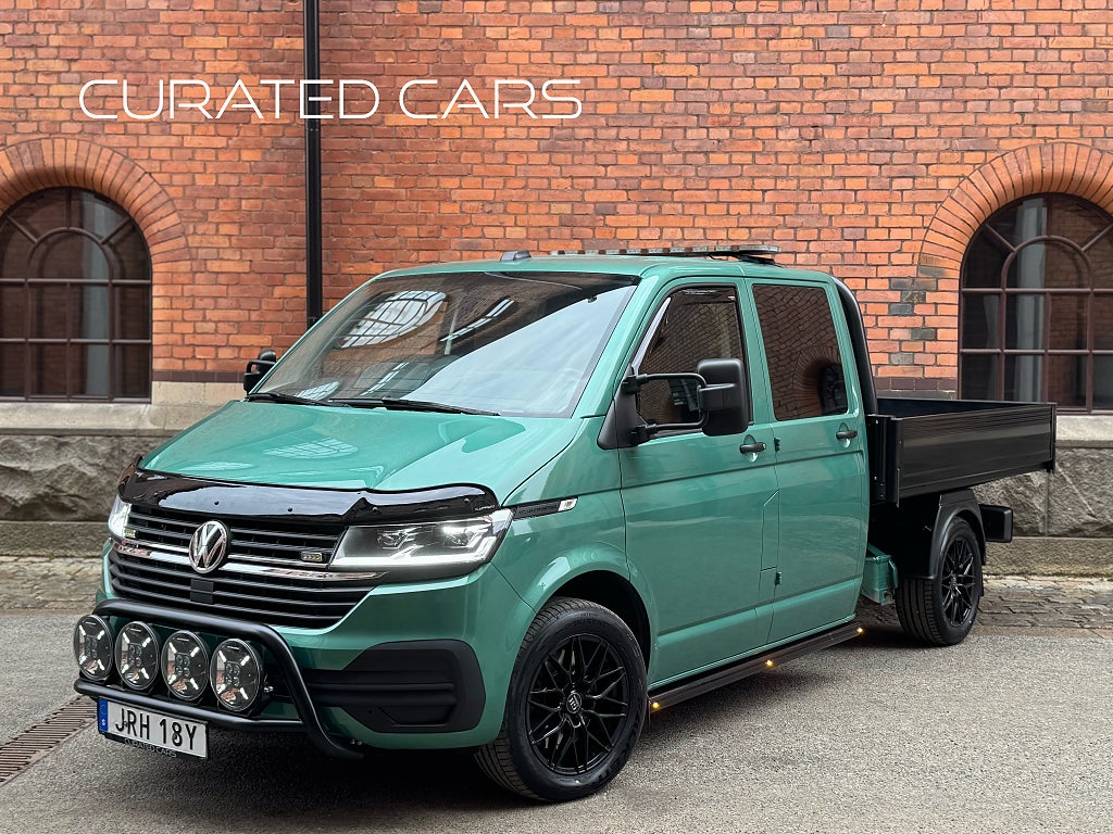 Volkswagen Transporter Chassi Dubbelhytt 4M 199hk  Moms/Tipp flak/D-värme/stuk