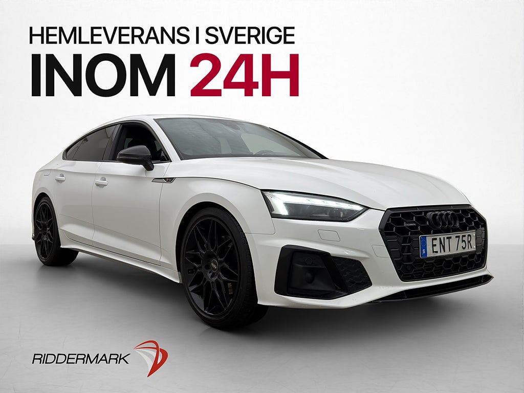 Audi A5 45 TFSI 245hk MHEV Q S-Line Cockpit Kamera CarPlay