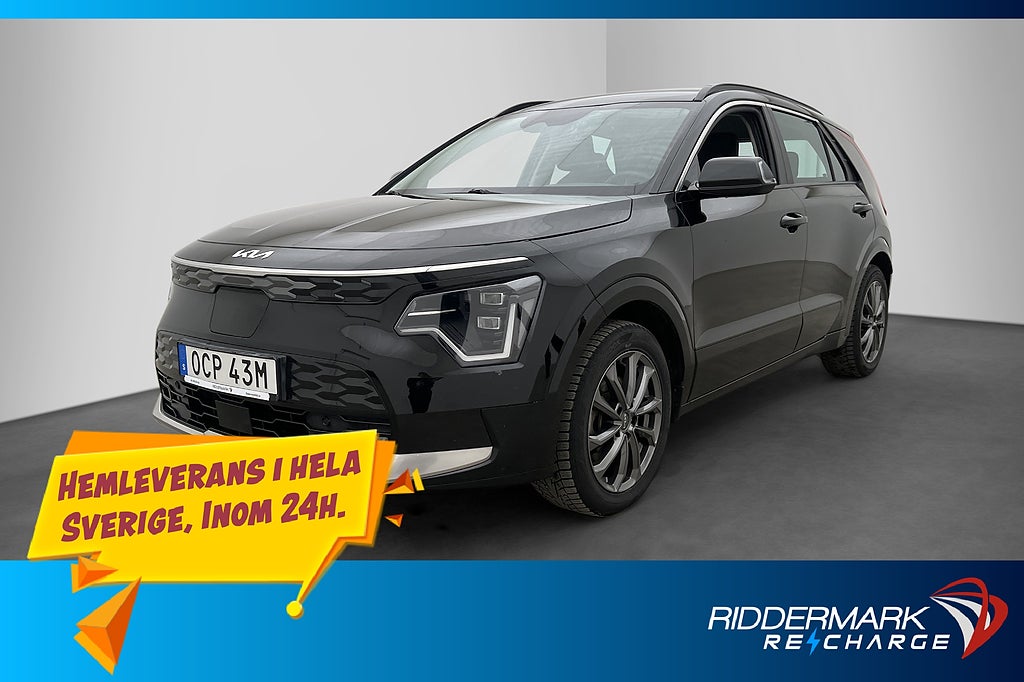 Kia Niro EV 204hk Action Kamera Halvskinn CarPlay MOMS