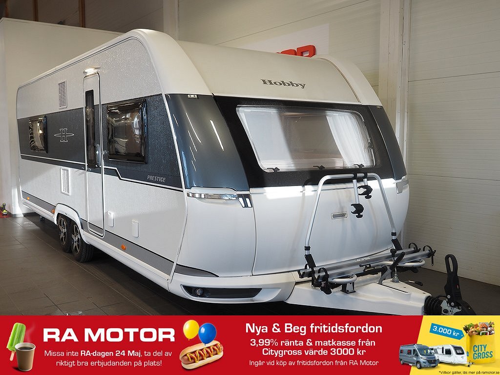 Hobby 660 WFC Prestige ALDE I Ugn I Stor kyl I Cykelställ 2019
