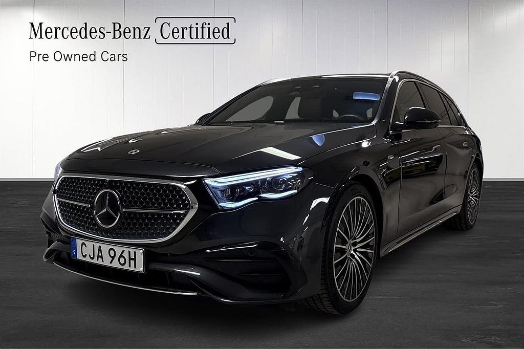 Mercedes-Benz E 300 d e 4MATIC T Drag / Pano / Hud / Burm / RattVä / Förar...