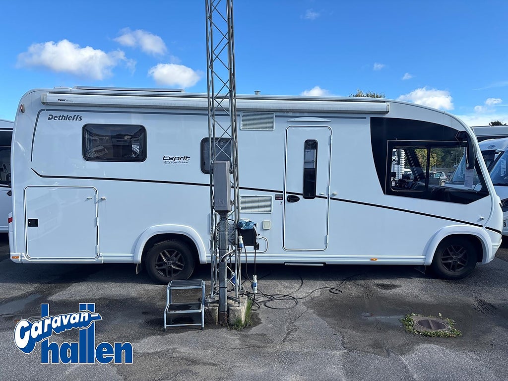 Dethleffs Esprit I 7150-2 DBM (E&P hydraulben/Luftstolar/Skinn/Cykelställ/Inverte