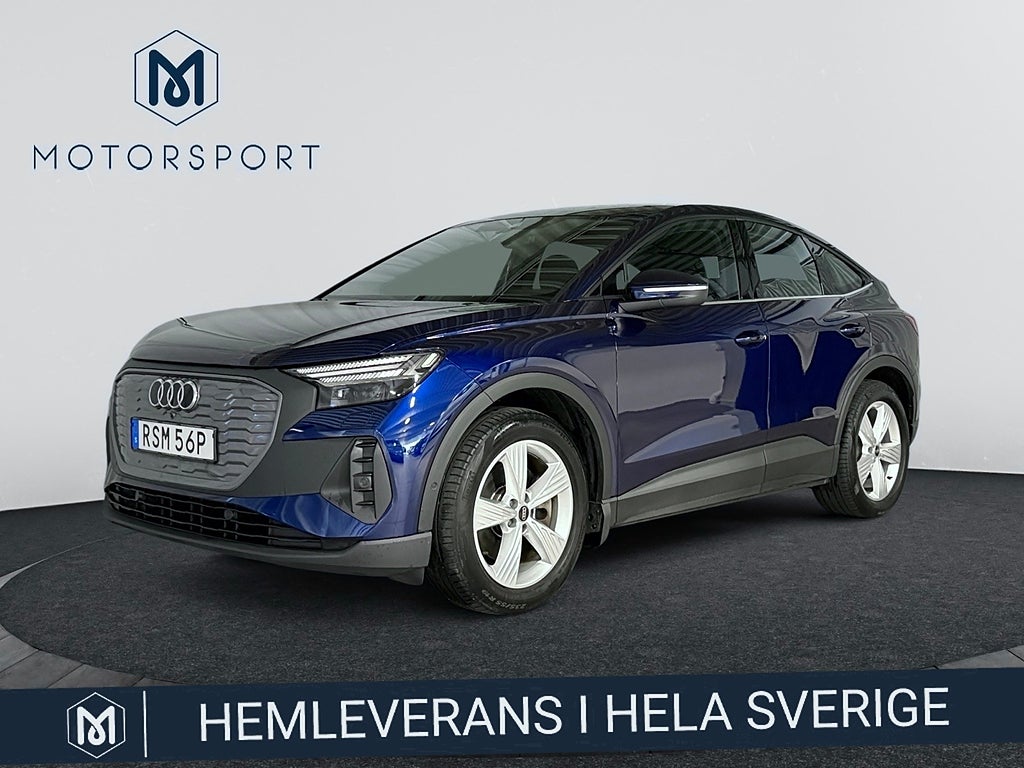 Audi Q4 40 Sportback e-tron Dragkrok Värmepump Backkamera