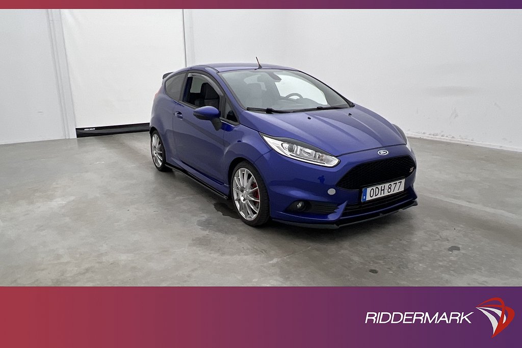 Ford Fiesta ST 182hk Recaro Miltek Maxton Kamera GPS Välserv