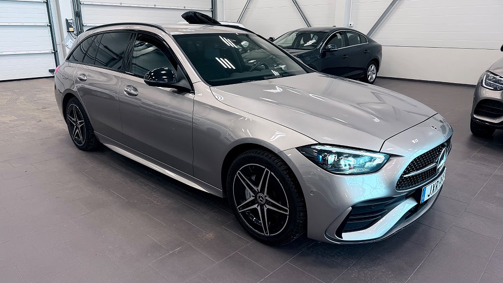 Mercedes-Benz C 300 AMG Sport 1-Ägare MOMS Night Drag 