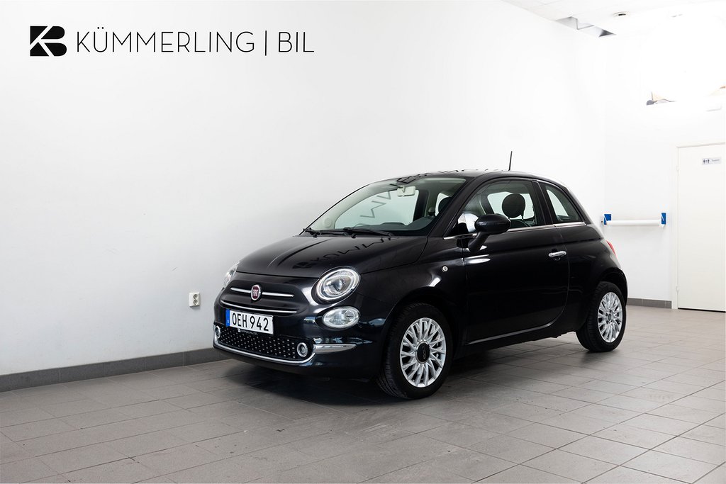 Fiat 500 1.2 Dualogic Lounge Pano P-Senor Automat Ny kamrem