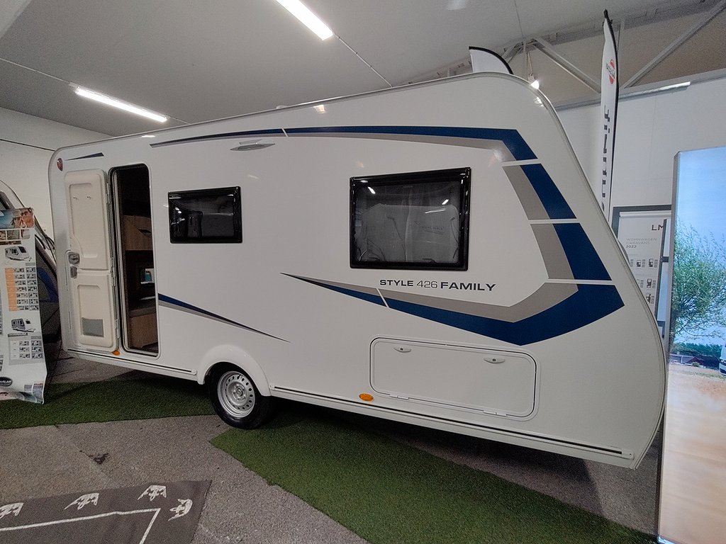 Caravelair Alba  426, Barnkammarvagn, 5 bäddar