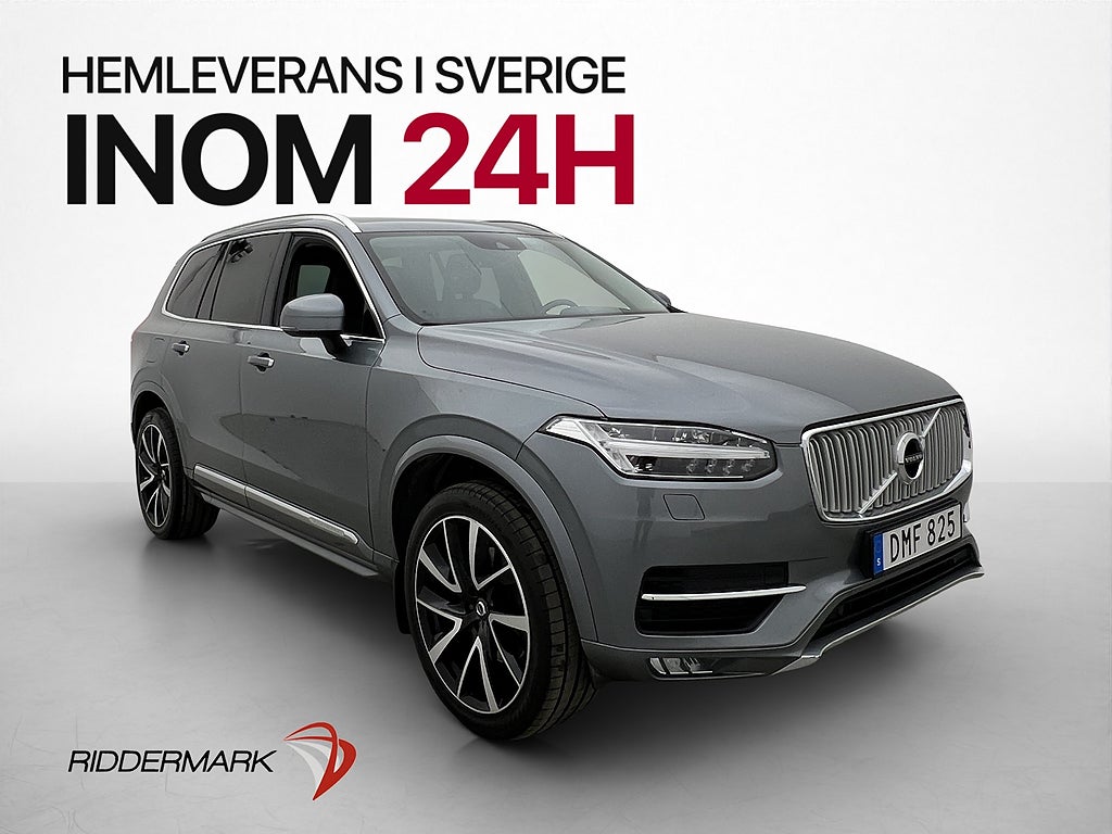 Volvo XC90 T5 AWD Inscription 7-Sits Kamera VOC CarPlay