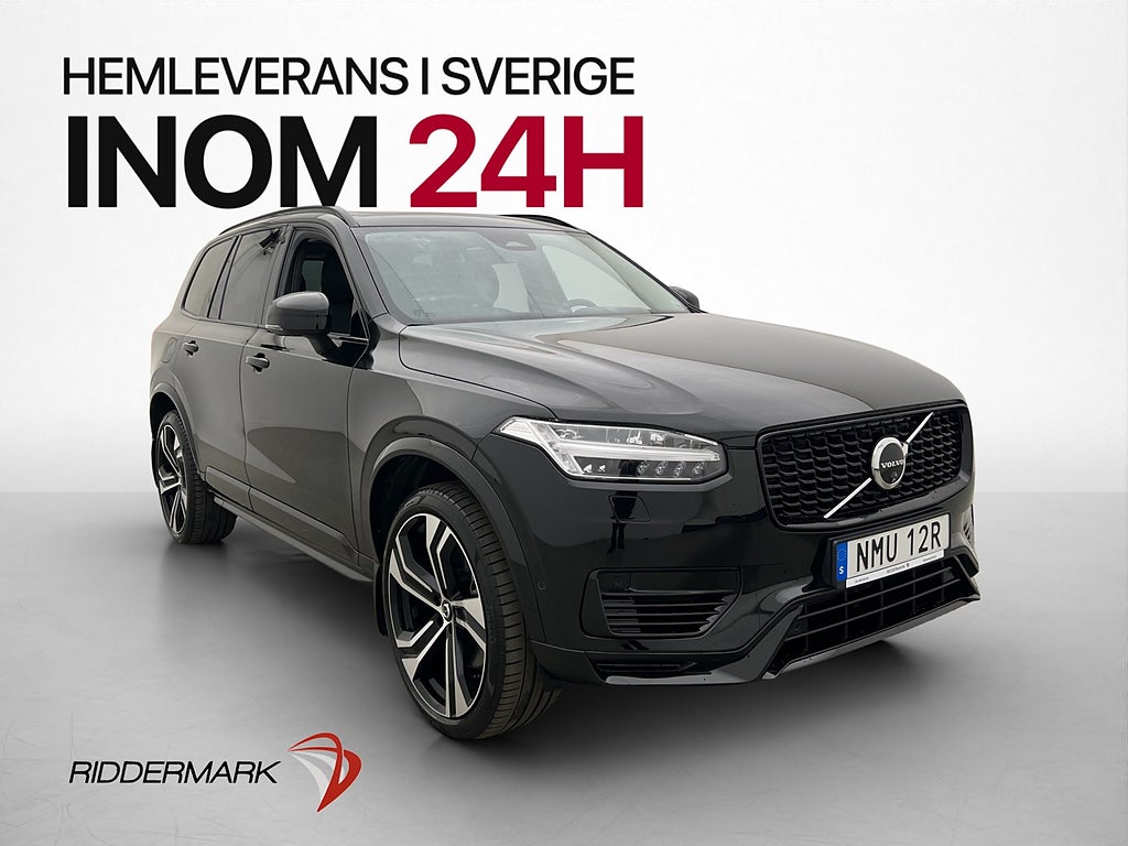 Volvo XC90 T8 AWD Ultimate Dark 7-Sits Pano B&W 360° 456hk