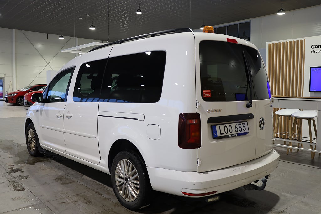 Volkswagen Caddy Maxi Life 2,0 TDI 4M Comfortline AUT Drag Värmare Moms