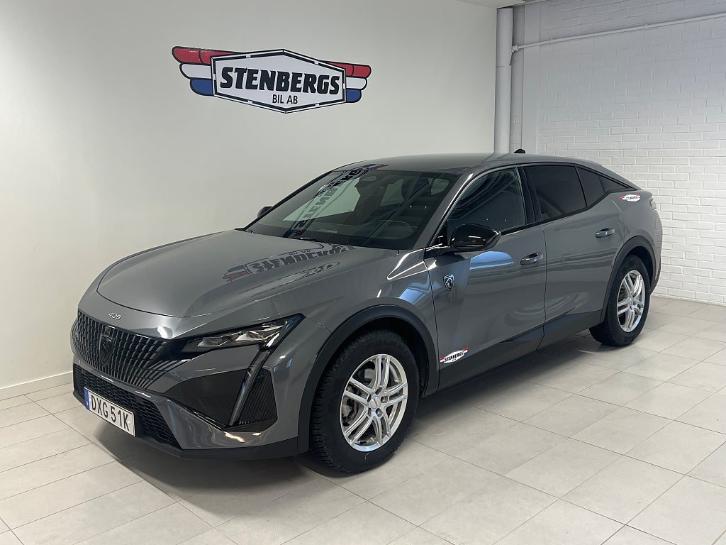 Peugeot 408 Hybrid 136 1.2 GT Avt drag SoV Hjul Ränta 3,99%