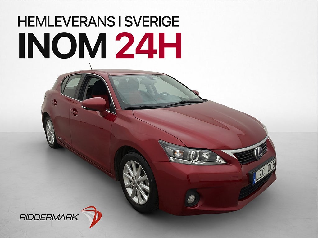 Lexus CT 200h Executive 1-Brukare Kamera Navi Farthållare