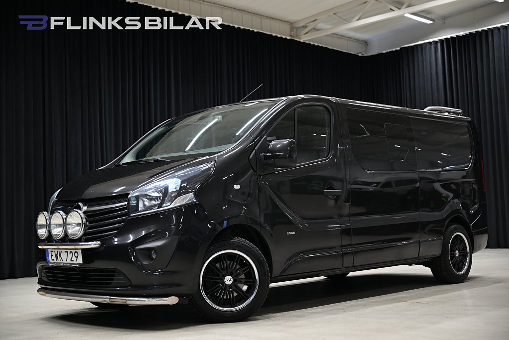 Opel Vivaro CDTi 140HK Dubbelhytt|6-Sits|GPS|Backkamera|