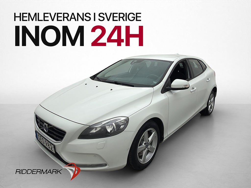 Volvo V40 D2 120hk Kinetic Sensorer 2-Brukare (Kamrem-Bytt)