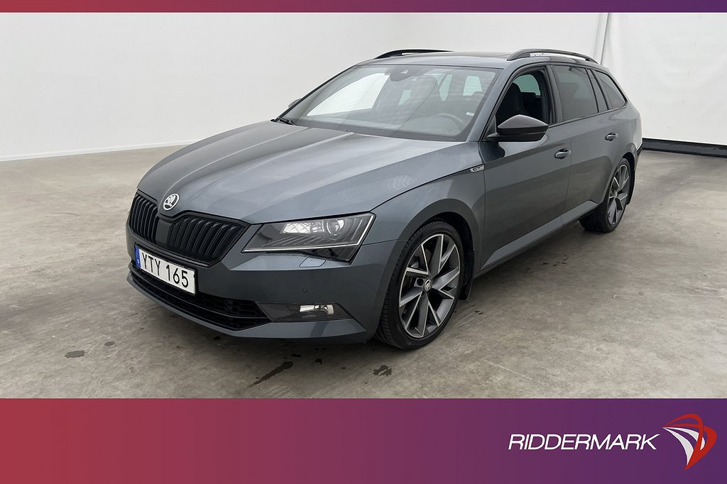 Skoda Superb 4x4 280hk SportLine Värm Pano Canton Kamera