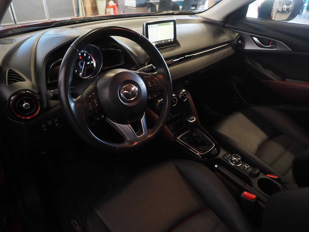 Mazda CX-3 2.0 SKYACTIV-G 120hk Optimum Navi Kamera Skinn 2015