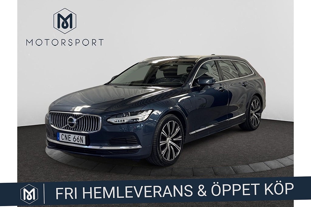 Volvo V90 Recharge T6 AWD Aut Plus Panorama Dragkrok Adapt Farth