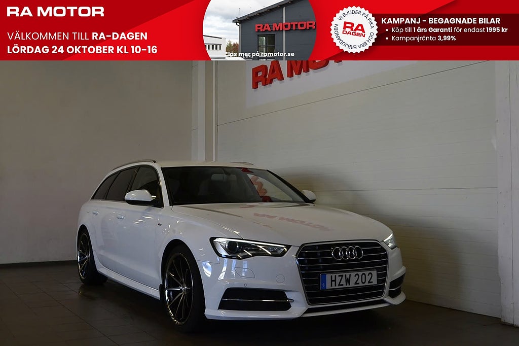 Audi A6 Avant 2.0 TDI Ultra S Tronic 190hk S-Line P-Sensorer 2016