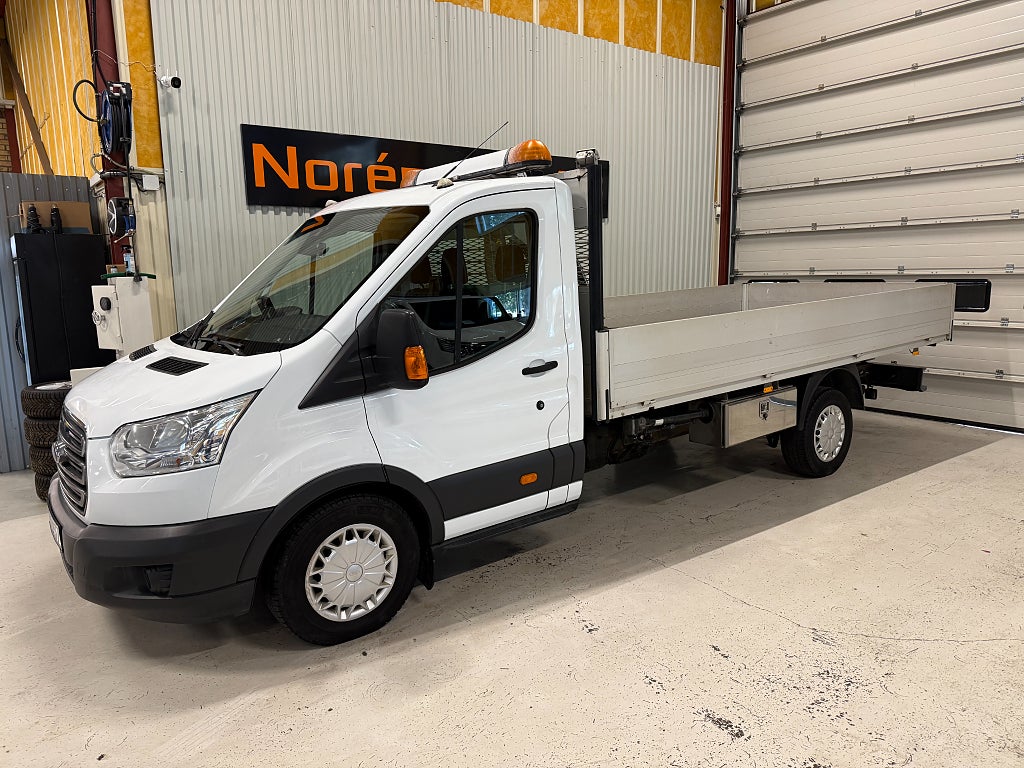 Ford Transit 350 2.2 TDCi LÅNGFLAK HIAB 1900KG KRAN! MOMS!