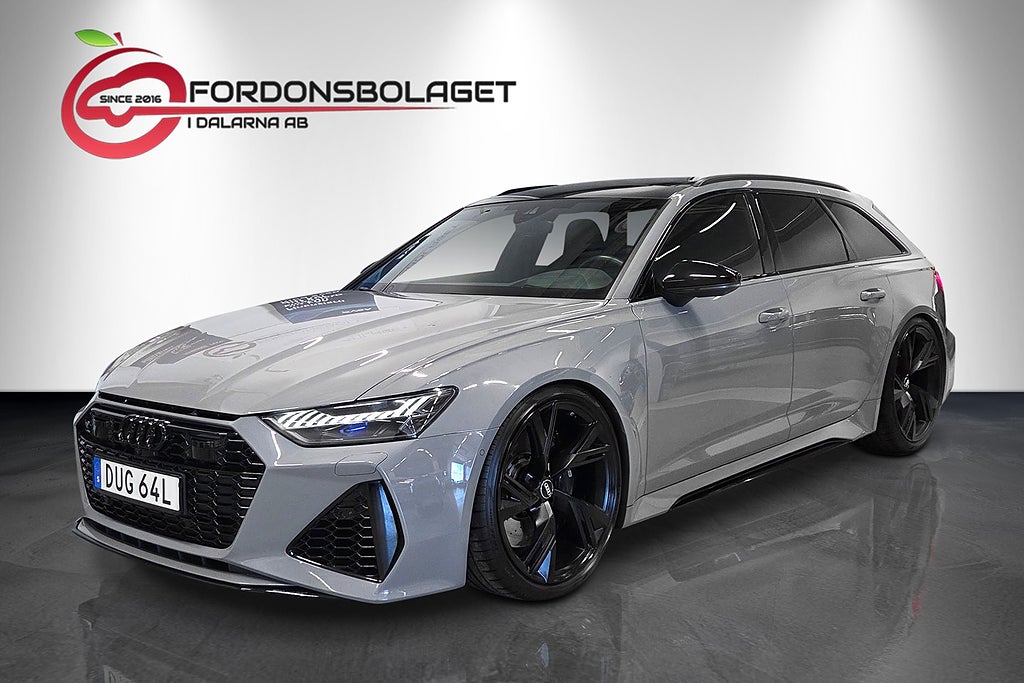 Audi RS6 Avant 4.0 V8 600hk RS-Avgas Pano Laser B&O 360° HuD 22"