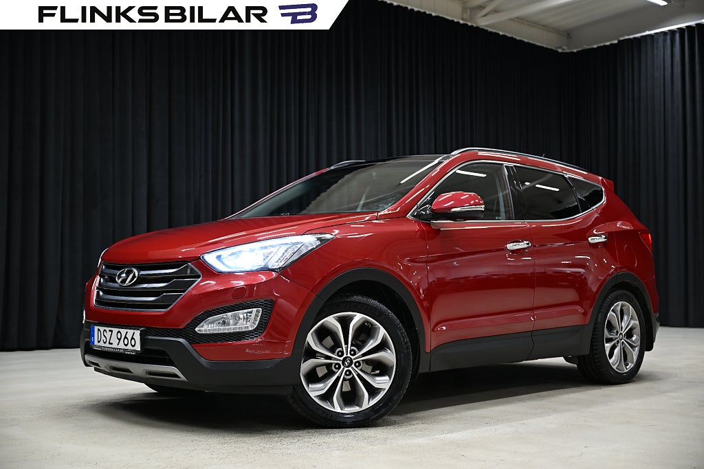 Hyundai Santa Fe 2.2 CRDi 4WD 197HK Automat|7-Sits|Premium|Diff|SeUtr!