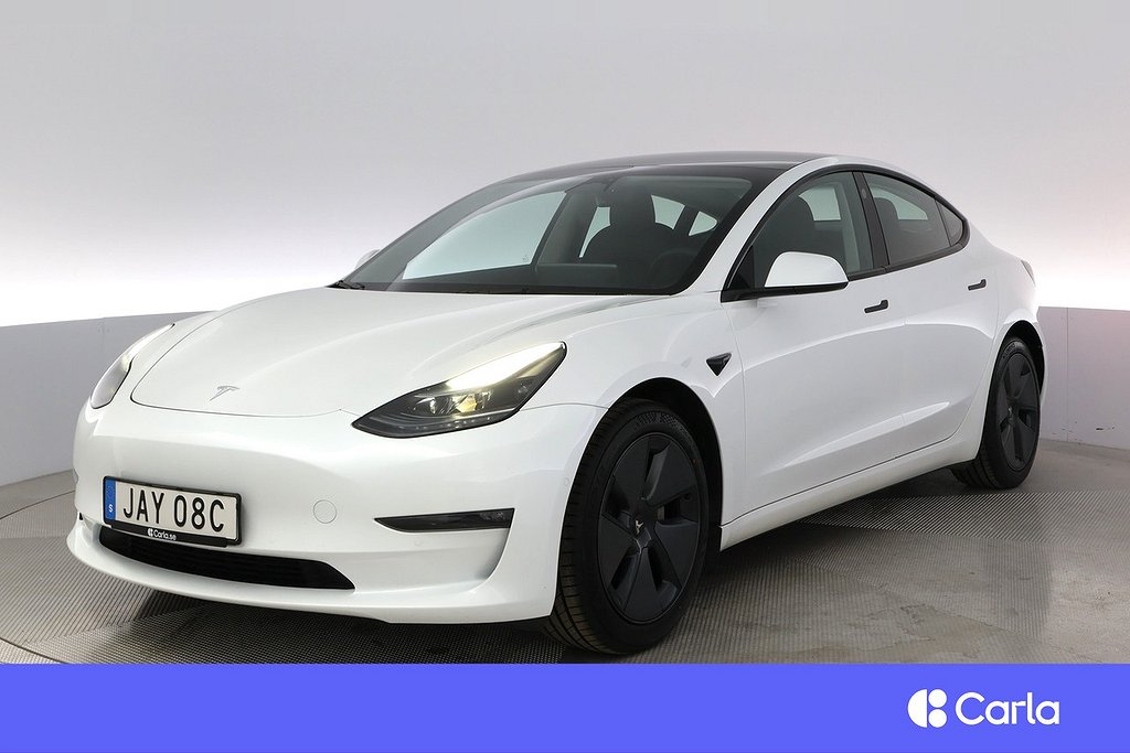 Tesla Model 3 Long Range AWD Refresh AP Pano Drag V-Hjul