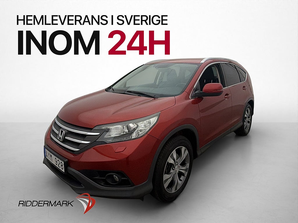 Honda CR-V 2.2 i-DTEC 4WD Lifestyle Halvskinn Kamera Drag