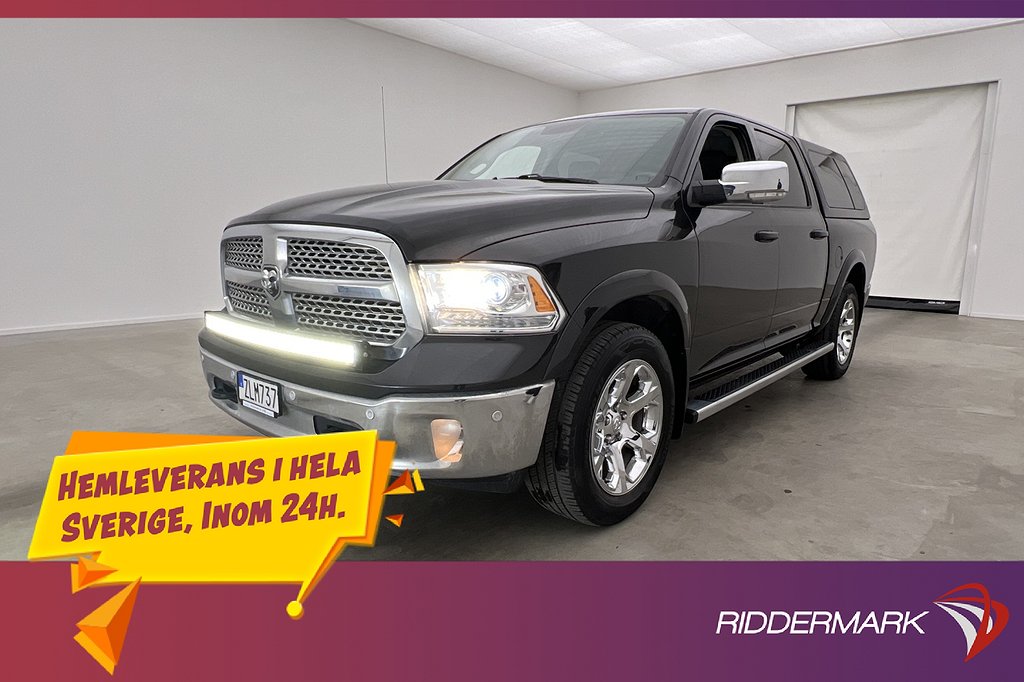Dodge RAM Laramie 5.7 V8 4x4 Drag Luft H/K Skinn Kåpa Moms