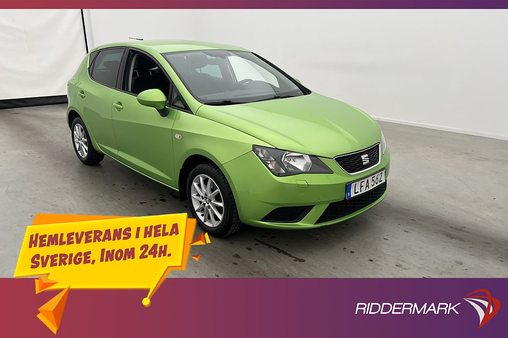Seat Ibiza 1.0 EcoTSI DSG 110hk Style P Sensorer 0,44L/mil