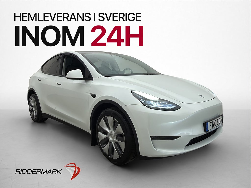 Tesla Model Y Long Range AWD Svensksåld Panorama Drag