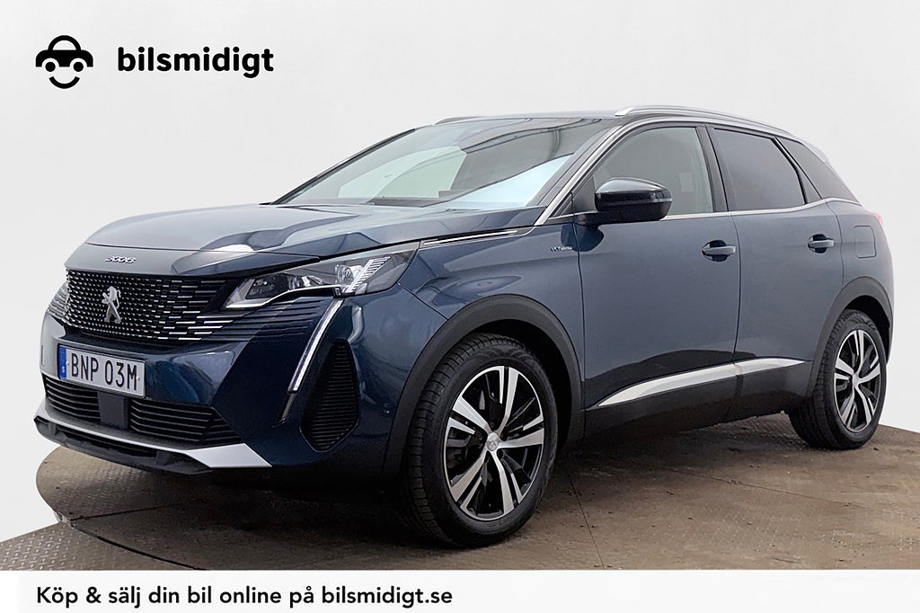 Peugeot 3008 HYBRID GT Drag Delläder Navi Kamera Cockpit 224hk