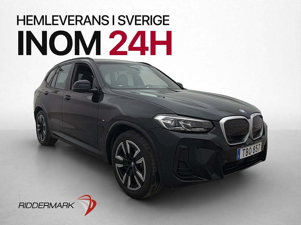 BMW iX3 Charged M-Sport Pano Läder Adapt-fart Kamera Navi