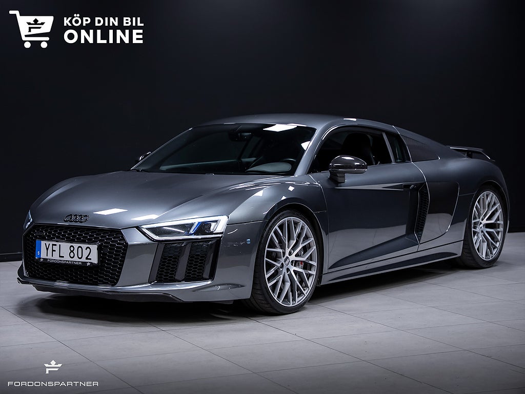 Audi R8 V10 PLUS 5.2 V10 FSI 610HK QUATTRO B&O KOLFIBER 