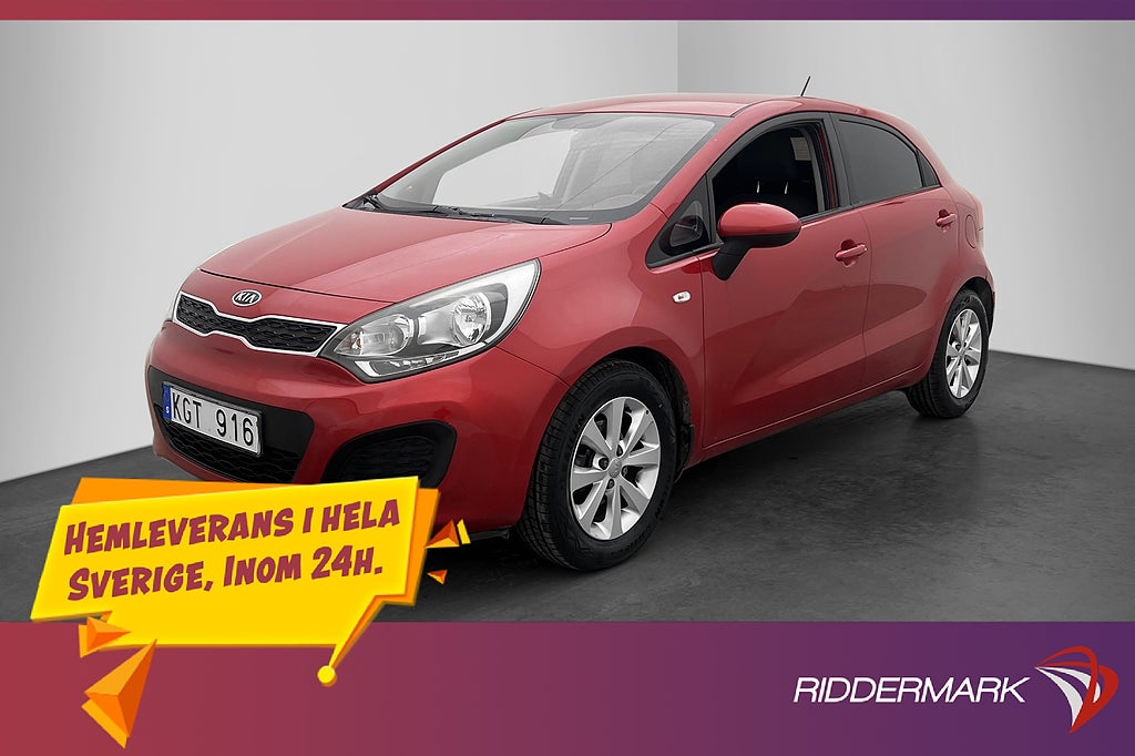 Kia Rio 1.2 CVVT 84hk GLS Låg-Skatt 0.48l/mil