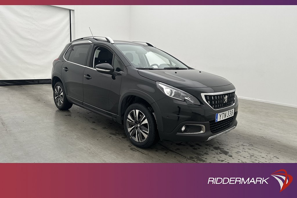 Peugeot 2008 1.2 110hk Allure Kamera Halvskinn Farthållare