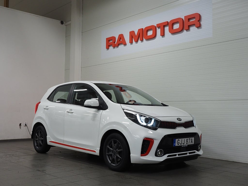 Kia Picanto 1.0 T-GDI 100hk GT-Line Kamera Skinn Rattvärme 2019